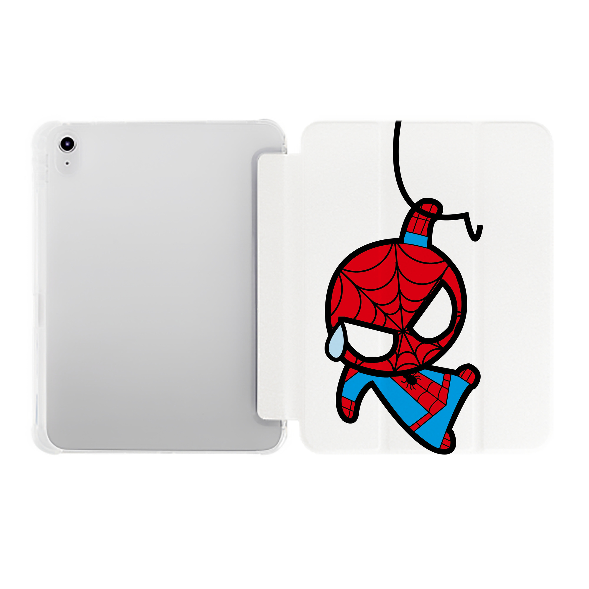 （画像用） アベンジャーズ The Avengers IPad ケース ペン収納付き 三つ折りスタンド PUレザー×シリコン 対応機種9.5/10.5/10.9インチ